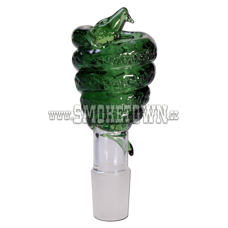 Glassbowl Viper coloured Green SG18