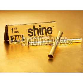 Shine 24K Gold Rolling Papers  12 ks