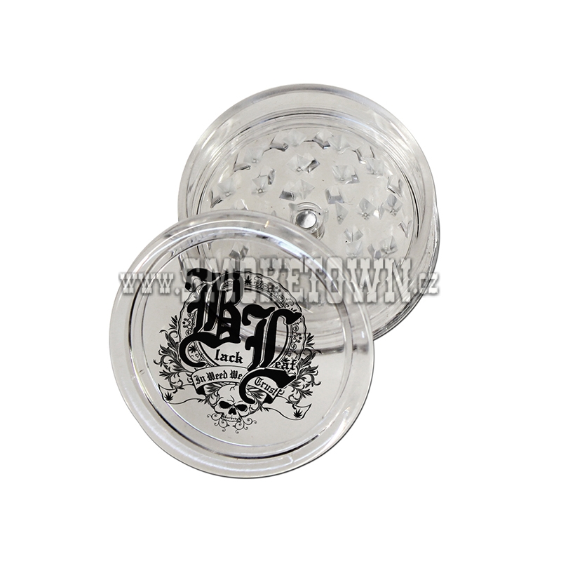 Acryl Grinder Black Leaf 2