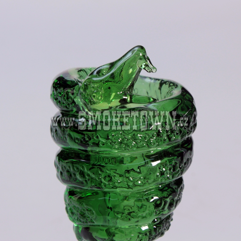 Glassbowl Viper coloured Green SG18 2