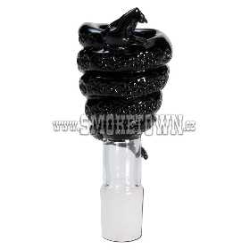 Glass Bowl Viper Coloured Black SG18
