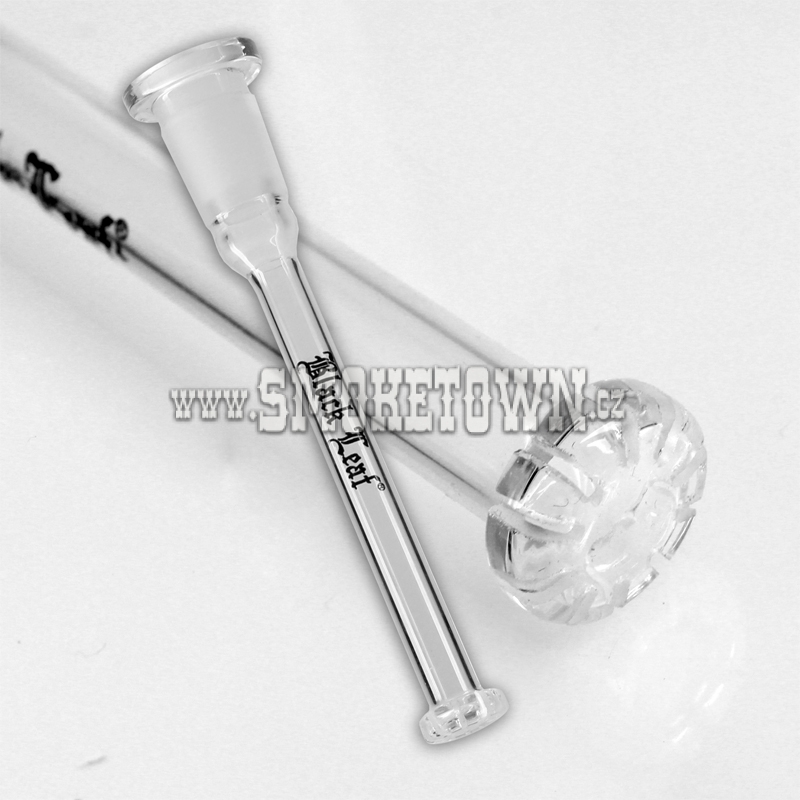 Black Leaf Bong Shower-Head Slit Diffusor SG18xSG14 14cm