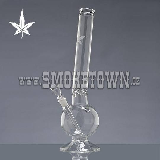 Sand Leaf ICE Glass Bong Flask 46cm