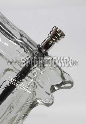 Peace Keeper Gun Glass Bong 23cm 2
