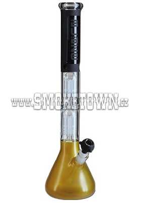 Blaze Glass Icebong Percolator 2x8-Arm Gold 50cm