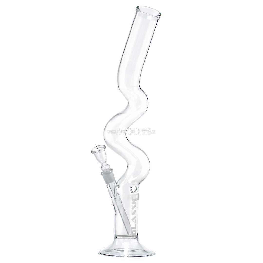 Glassic Bowel Glass Bong Curved 50cm