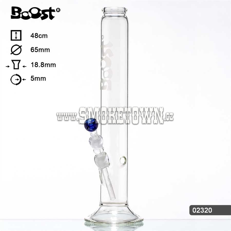 Boost Glass Bong Straight 48cm
