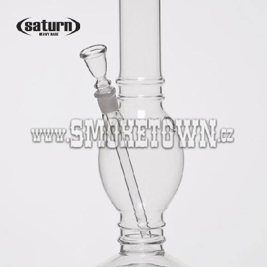 Saturn Heavy Base Glass Bong Flask 52cm 2