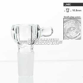 Glass Bowl with Glass Bead SG18