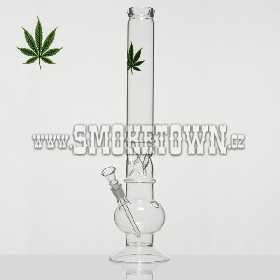 Green Leaf ICE Glass Bong Flask 45cm