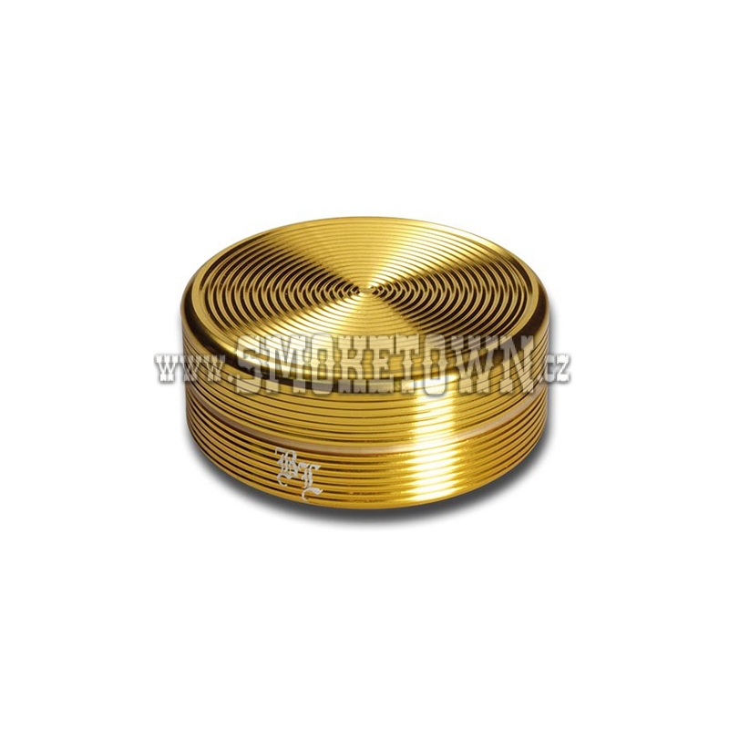 Black Leaf Grinder Gold 2part