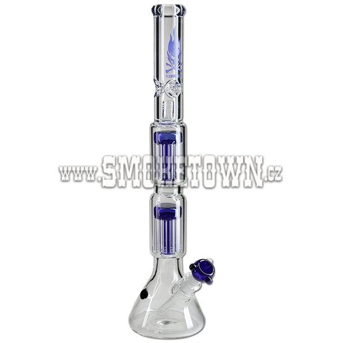 Black Leaf Icebong 2x10-Arm Percolators Blue 60cm