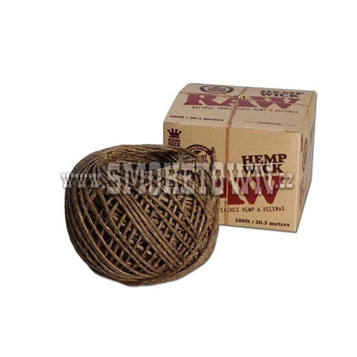 RAW Hemp Wick 30,4m