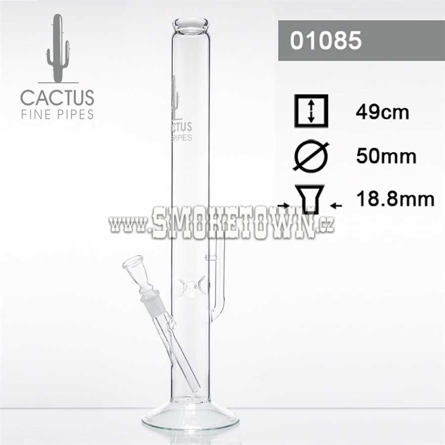 Cactus Fine Pipe ICE Glass Bong Straight 49cm