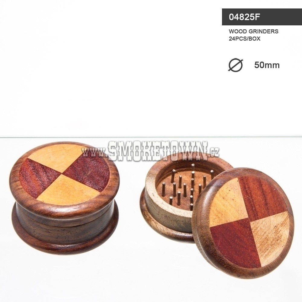 Triangle Wooden Grinder Brown