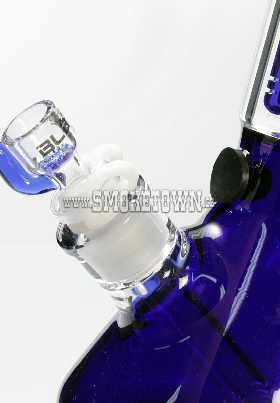 Blaze Glass Cone Icebong 6-Arm Percolator Blue 49cm 2