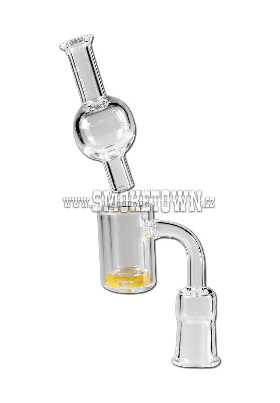 Glass Banger Set clear Grinding with Carb Cap SG18