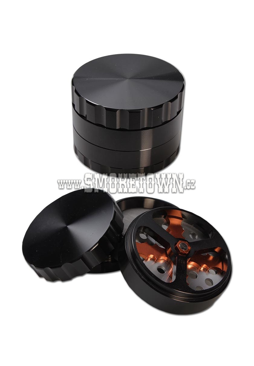 Propeller Aluminium Grinder 4-part black