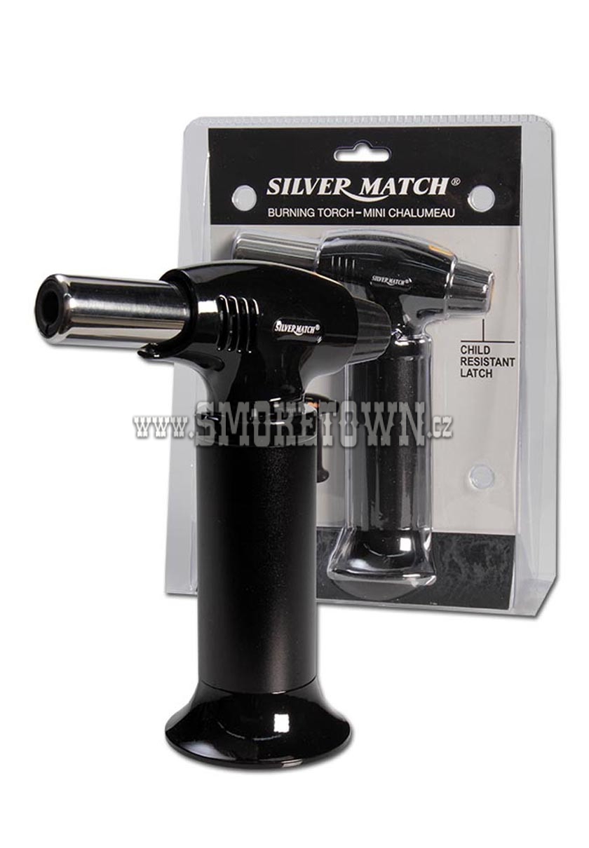 Silver Match Burner with Blue Flame