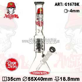 Amsterdam XXX Skull Spiral Percolator Black 36cm