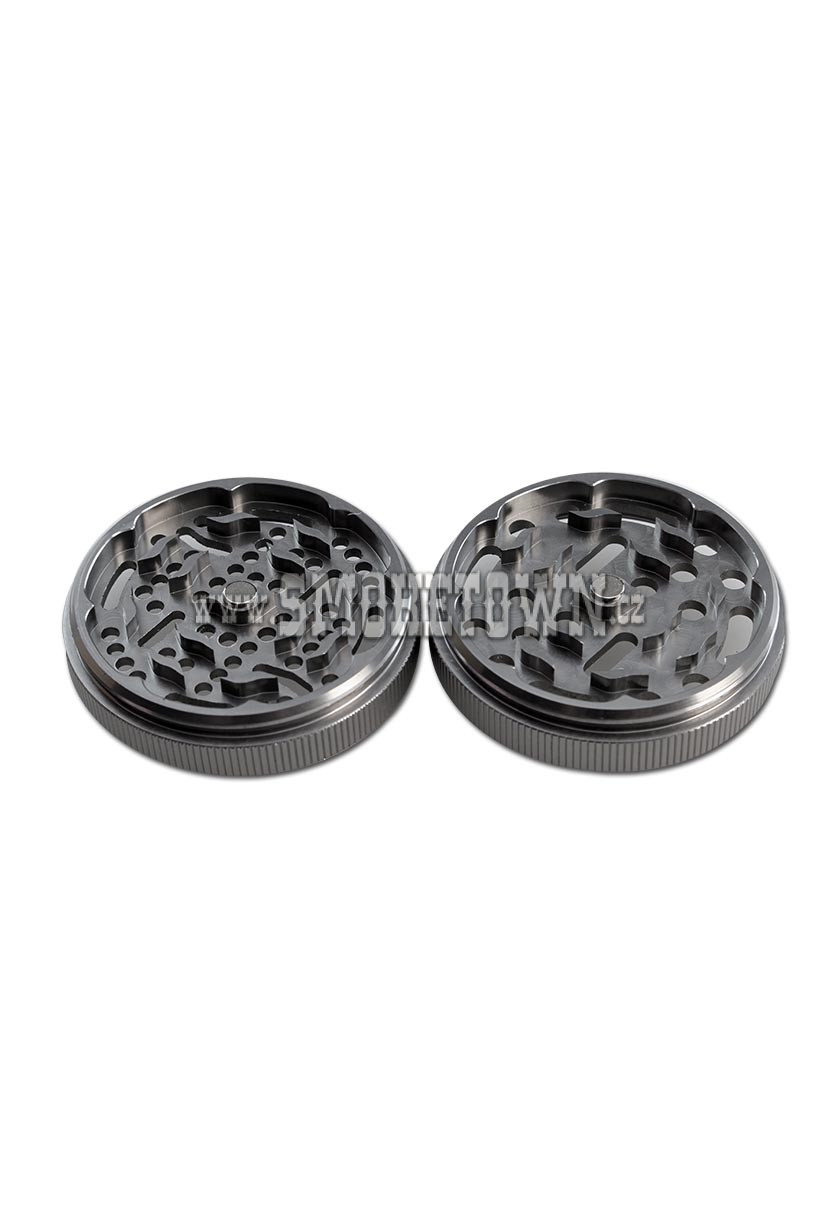 BL Aluminium Grinder 5-part grey/black 2