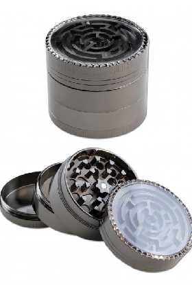 Black Leaf Labyrinth Grinder 4-part - Titan
