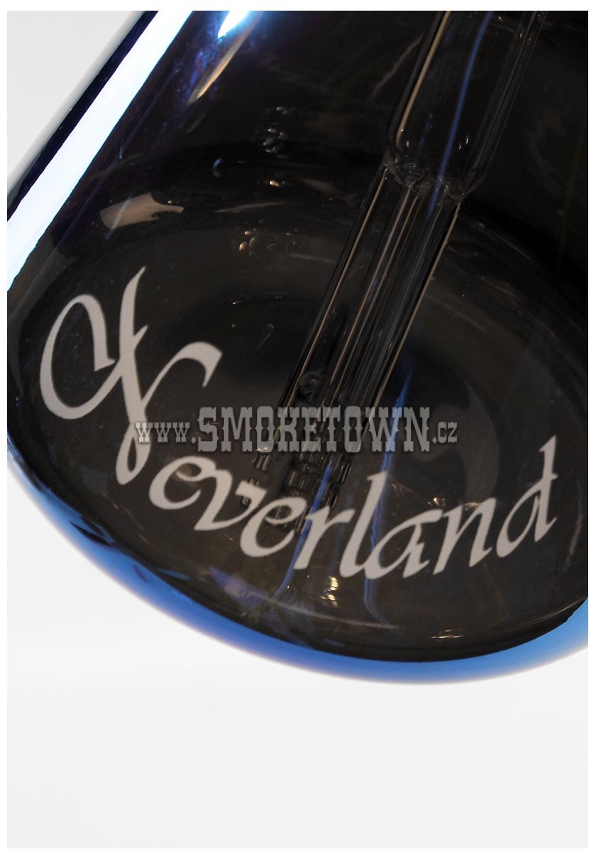 Black Leaf Neverland Glass Bong Metalic Grey Cone 54cm 2