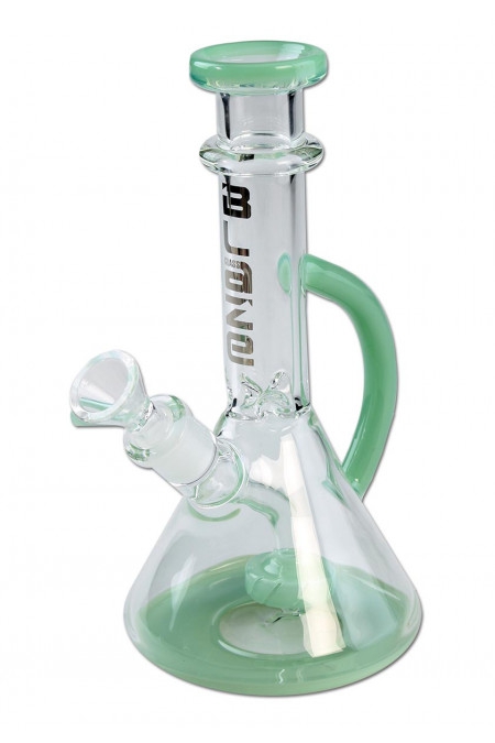Blaze Glass ICE Glass Bong with Handle Green 21cm