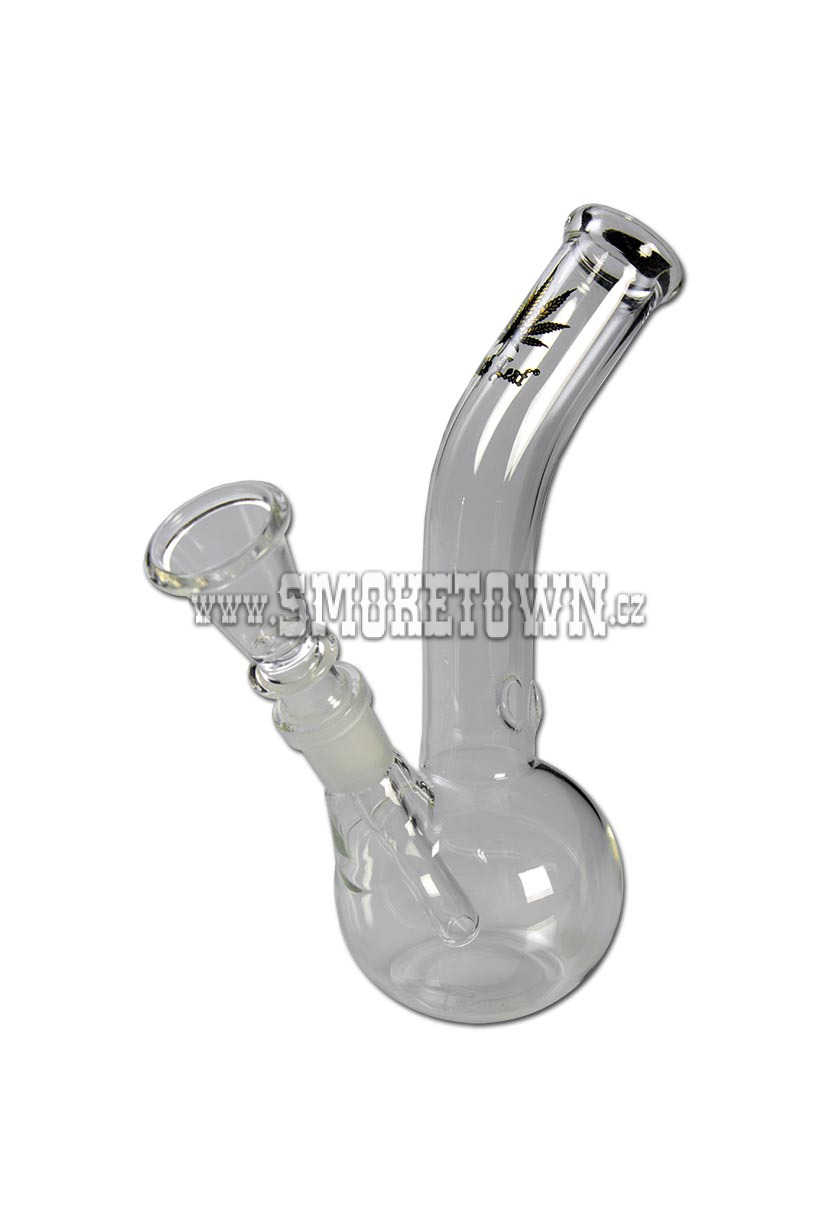 Black Leaf Saxo Glass Bong 17cm