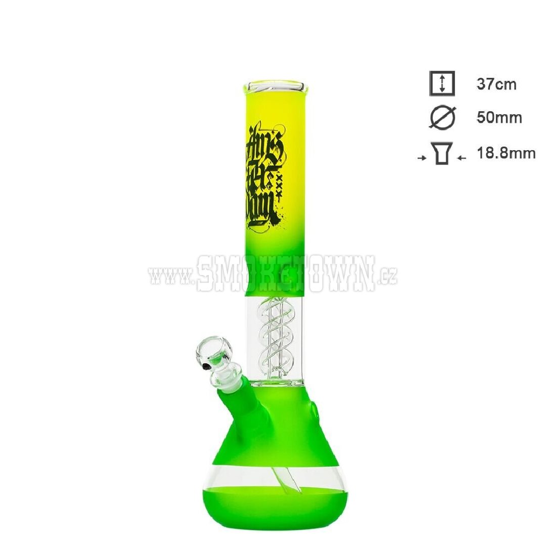 Amsterdam XXX Icebong Spiral Percolatror Green 37cm