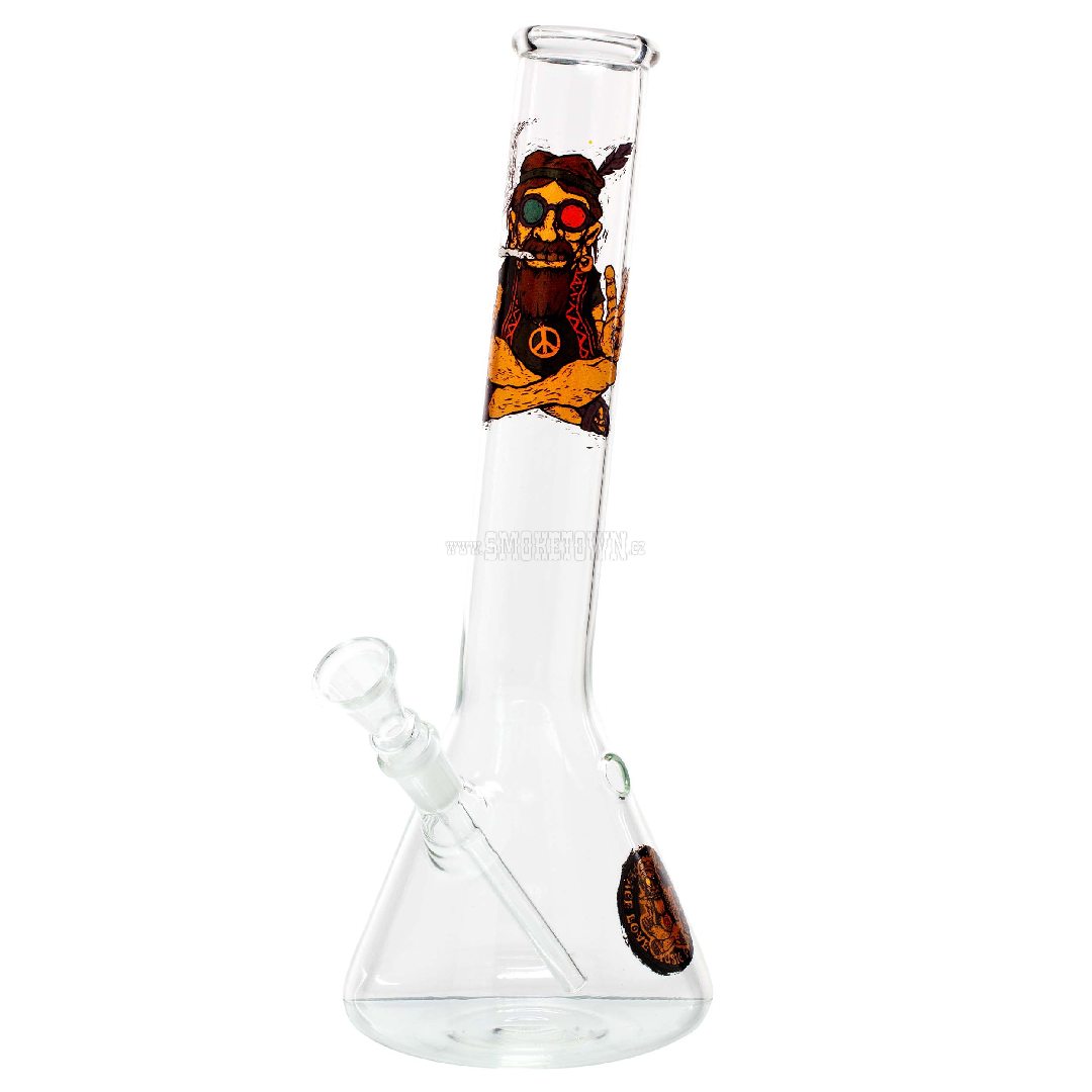 SmoKing Hippie Glass Bong Cone 30cm