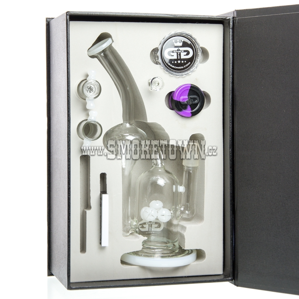 Grace Glass OG Series Watermill Bong in Solid Box 25cm 2