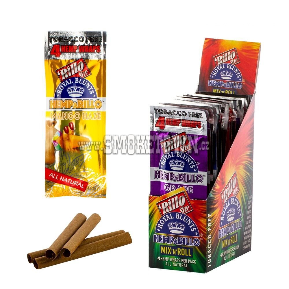 Royal Blunts - Mix N Rolls Hemp Wraps Box 15x4ks