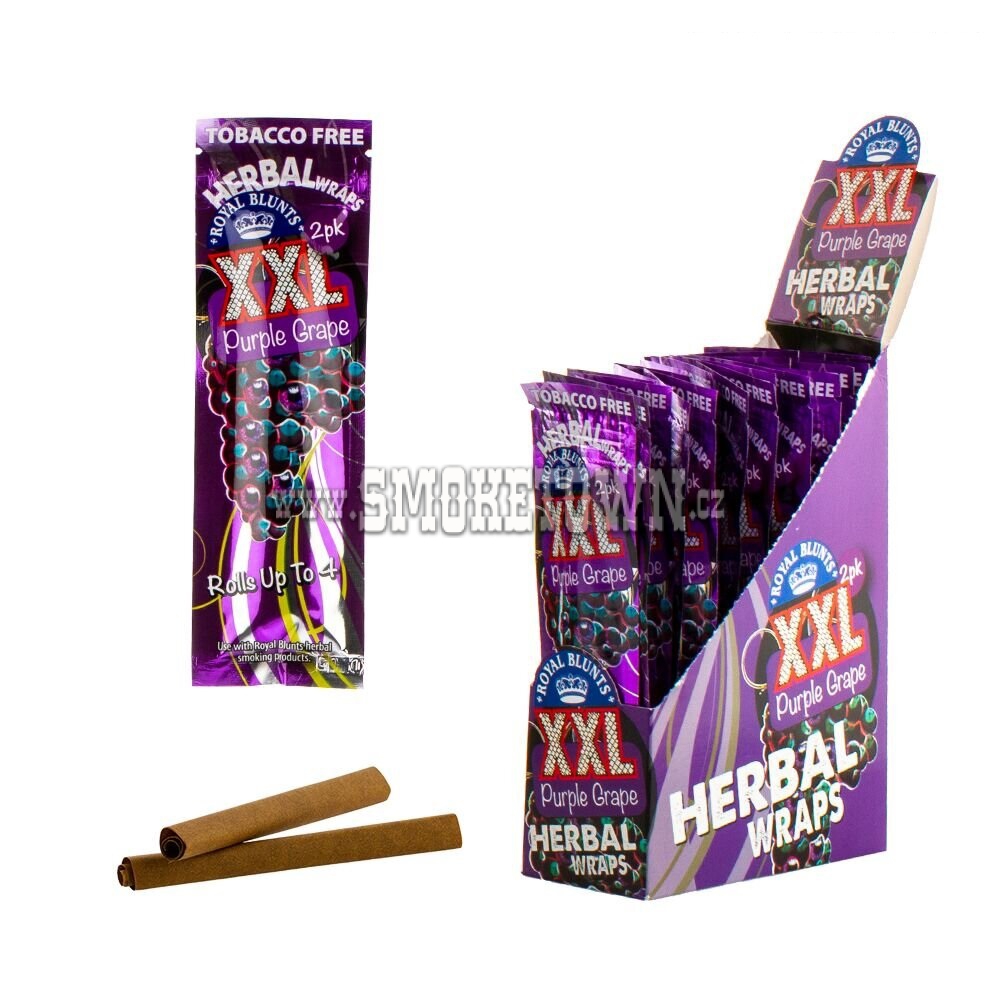 Royal Blunts - XXL Purple Grape Herbal Wraps 2ks