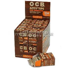 OCB Activ Tips Slim Unbleached