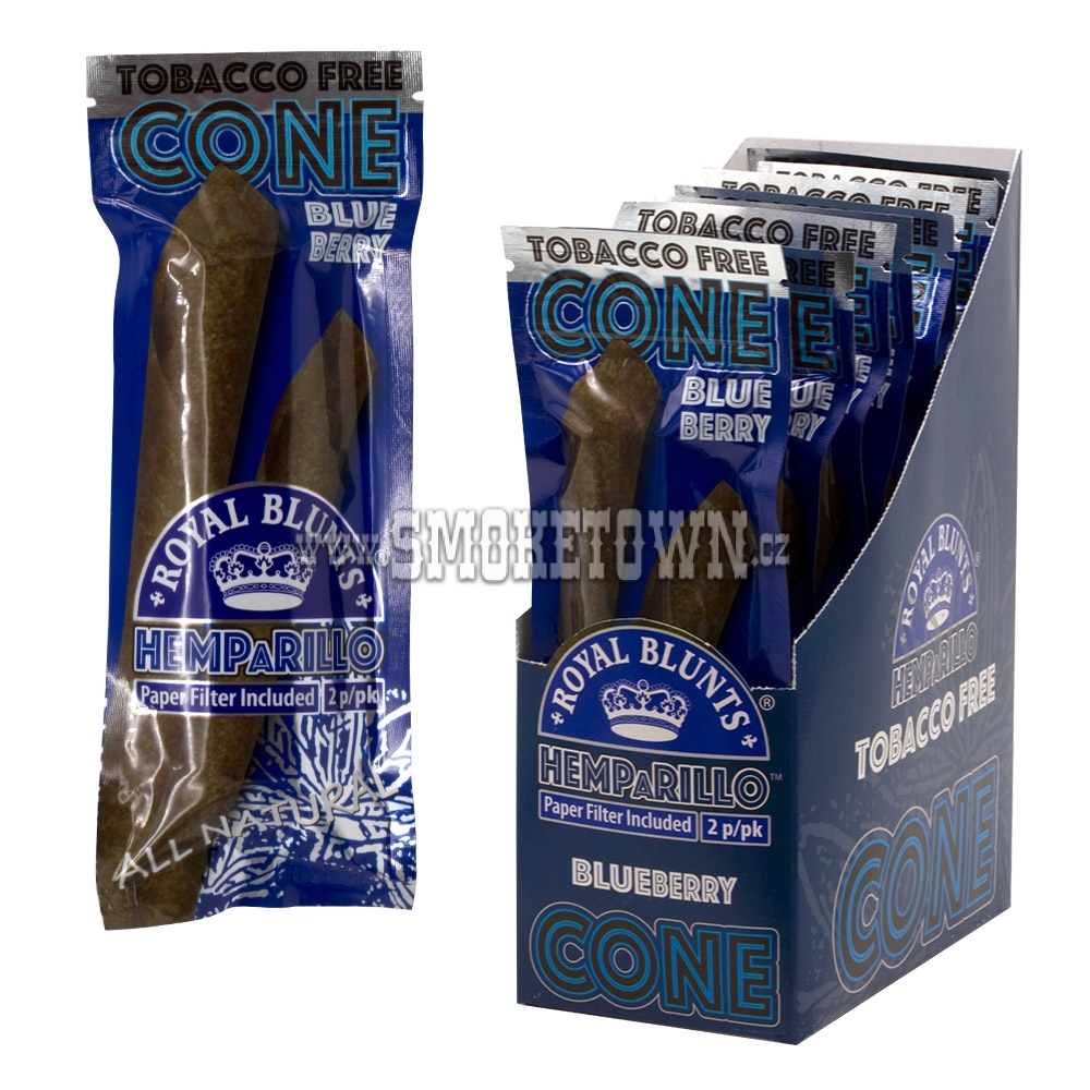 Royal Blunts - Hemparillo Blueberry Cones with Tips 2ks