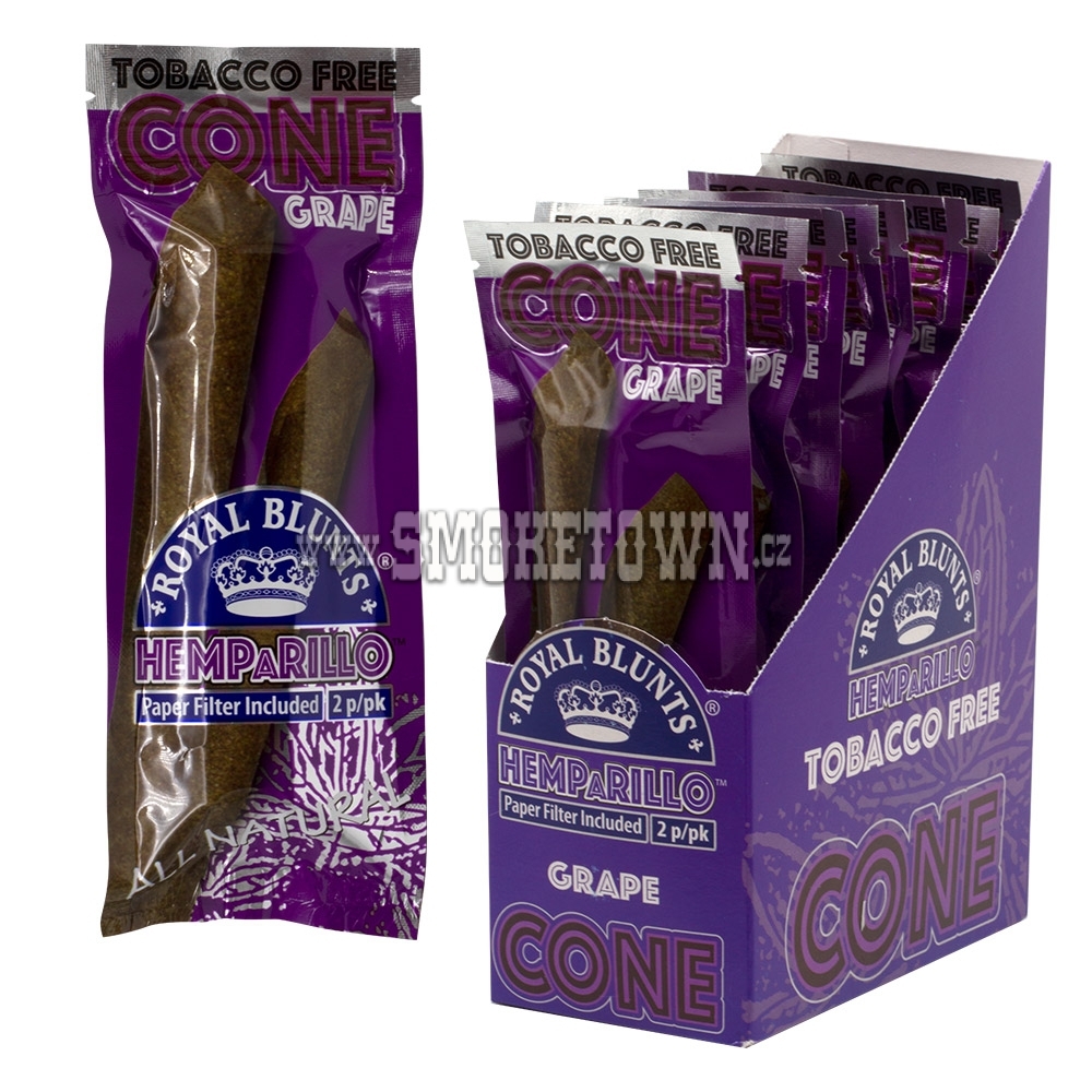 Royal Blunts - Hemparillo Grape Cones with Tips 2ks