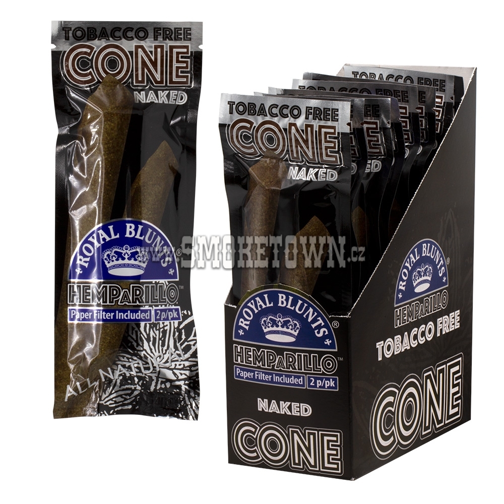Royal Blunts - Hemparillo Naked Natural Cones with Tips 2ks