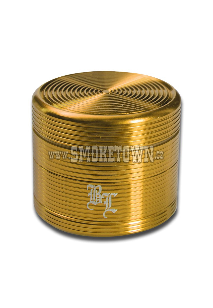 BL Rippled Metal Grinder 4part Gold