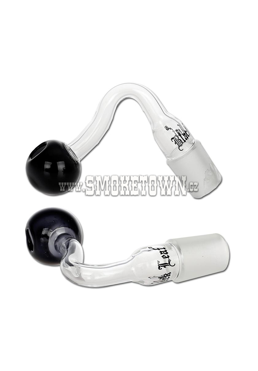 Black Leaf Glass Banger Black SG18