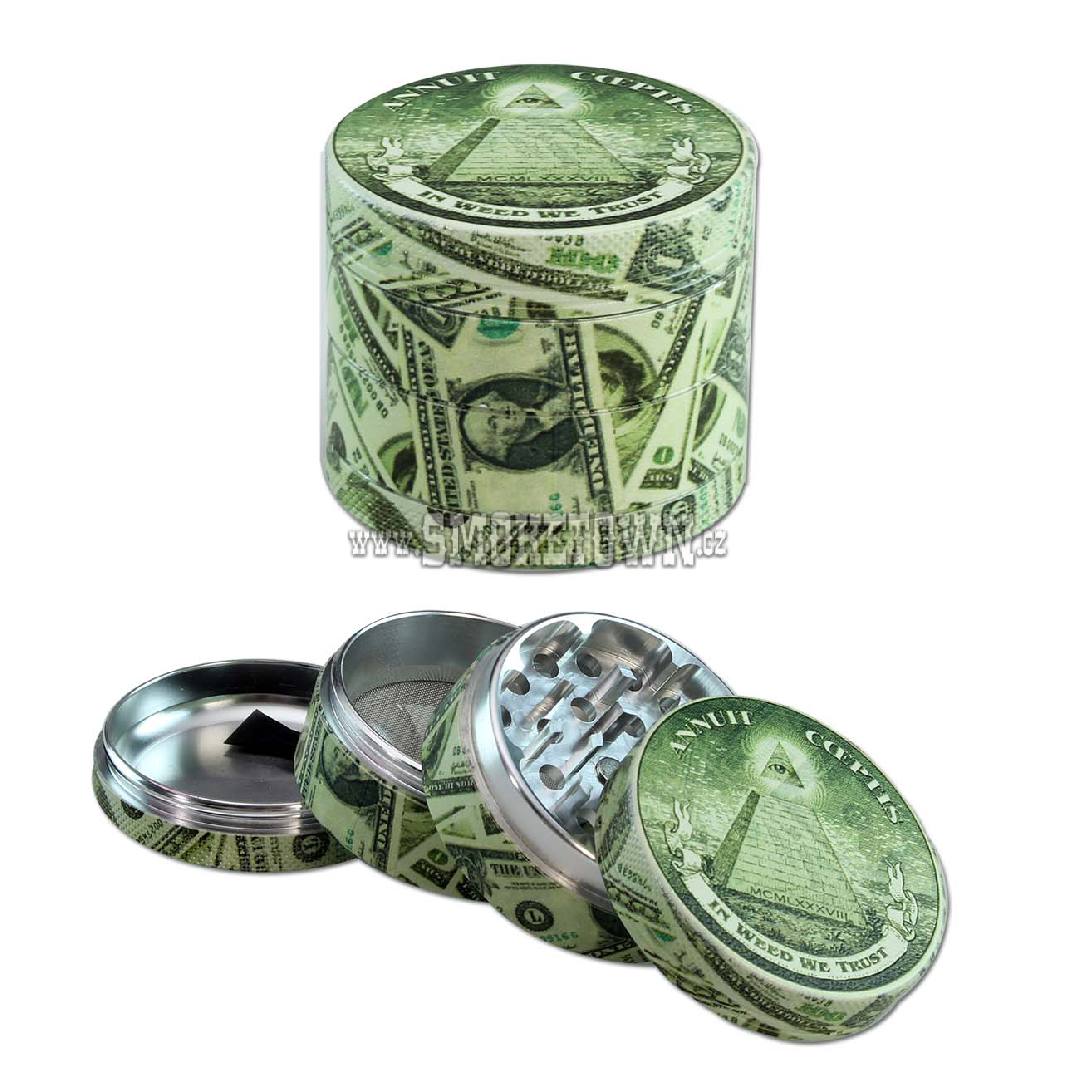 BL Dollar Aluminium Grinder 4-part