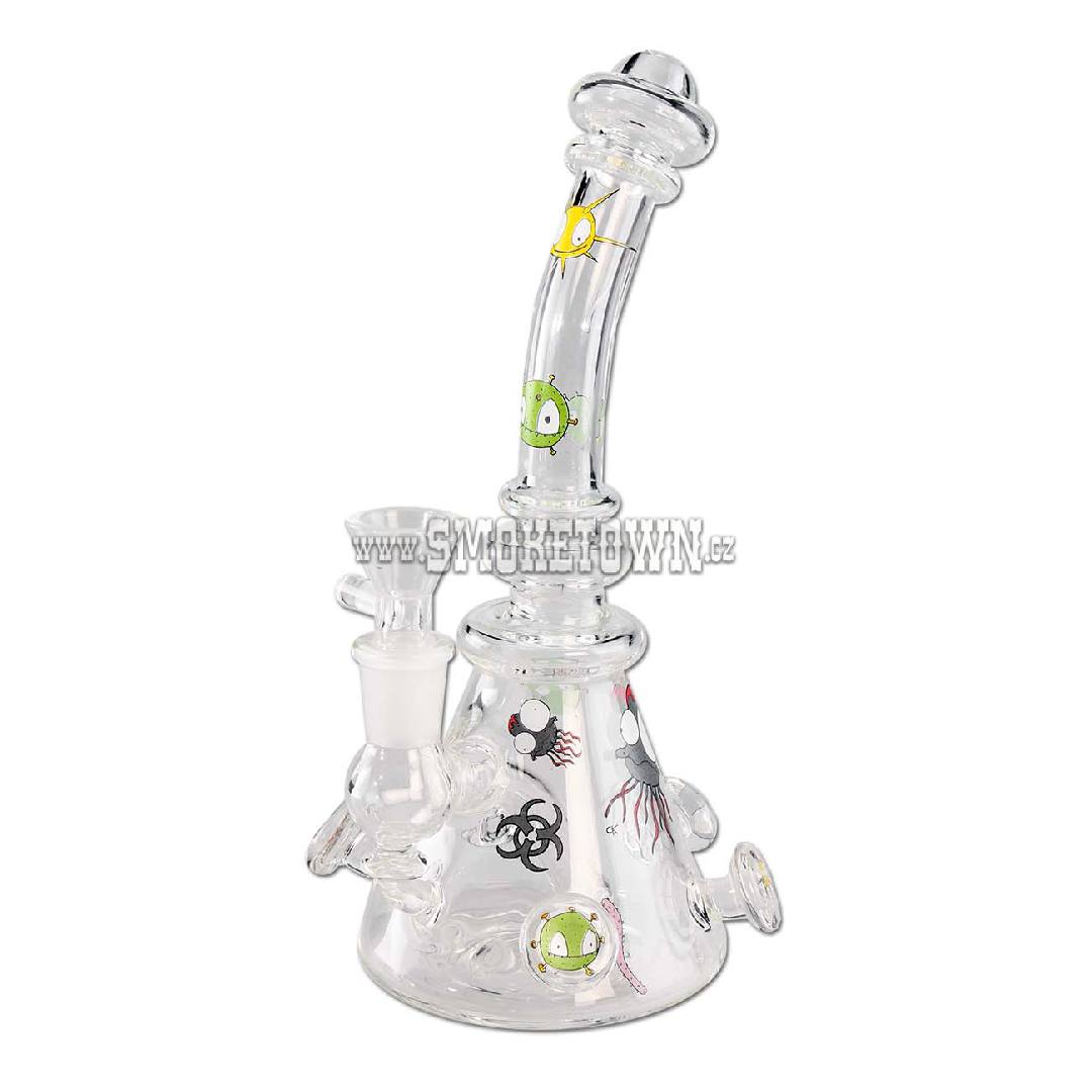 Haze Invaders Anti-Covid Glass Bong 22cm