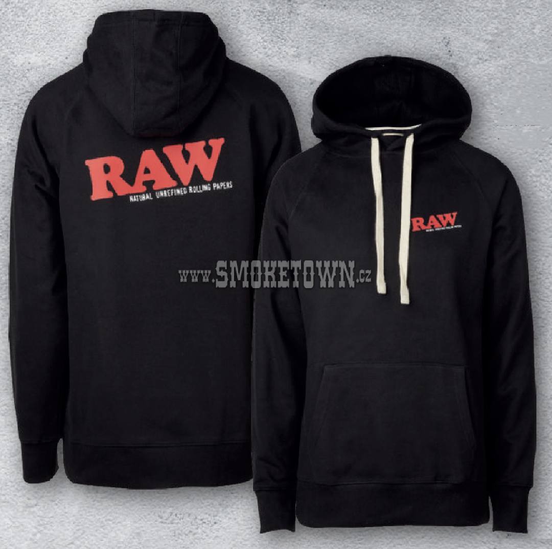 RAW Hoodie Man Black - L