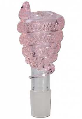 Glassbowl Viper coloured Pink SG18