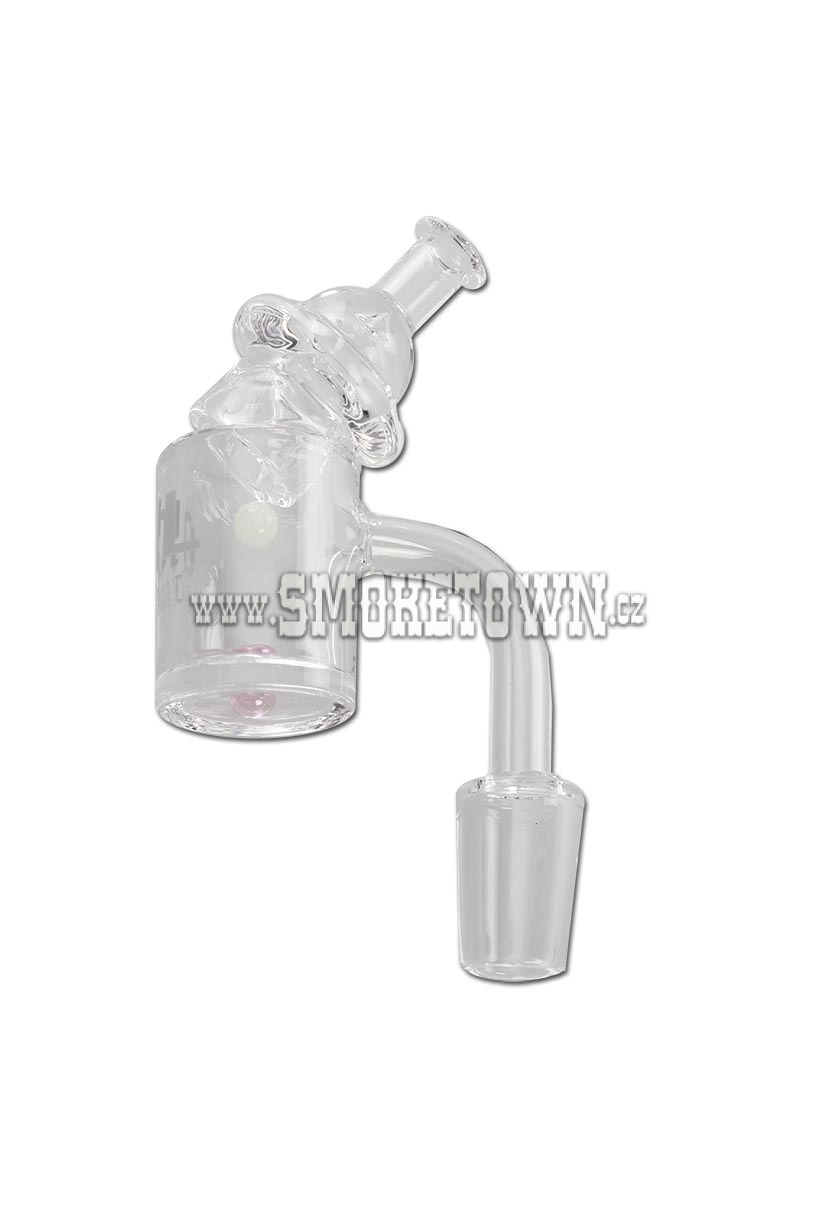Oil Black Leaf Quartz Banger 2 Pearls SG18