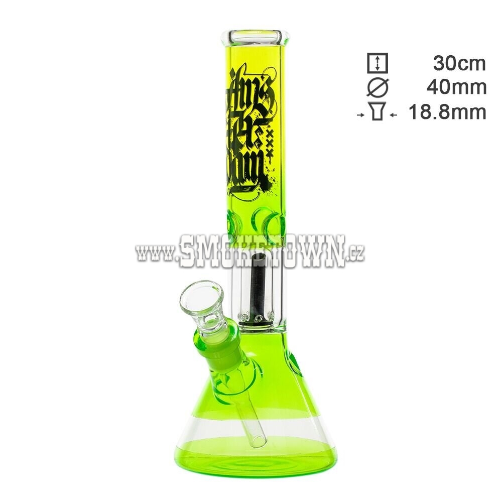 Amsterdam Glass Bong Green 30cm