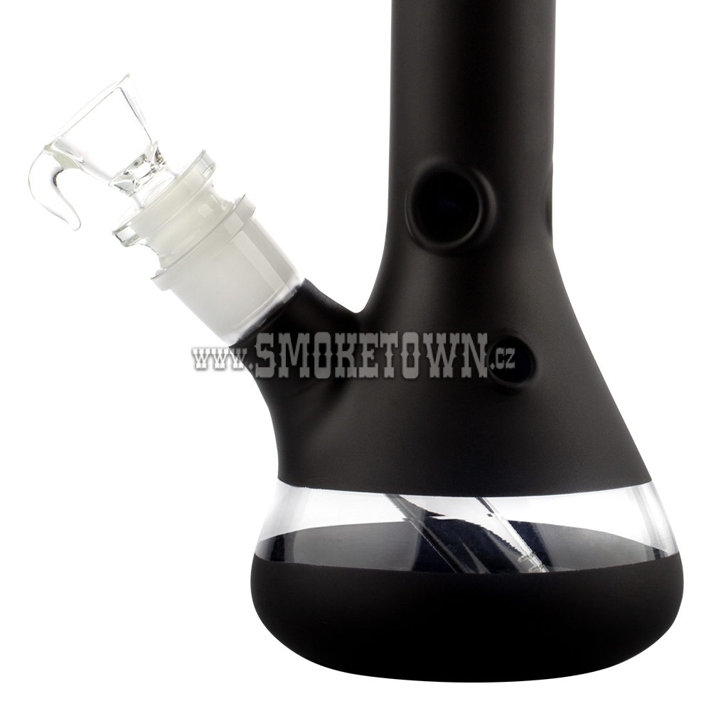 Boost Pro Beaker Glass Bong Black 45cm 2