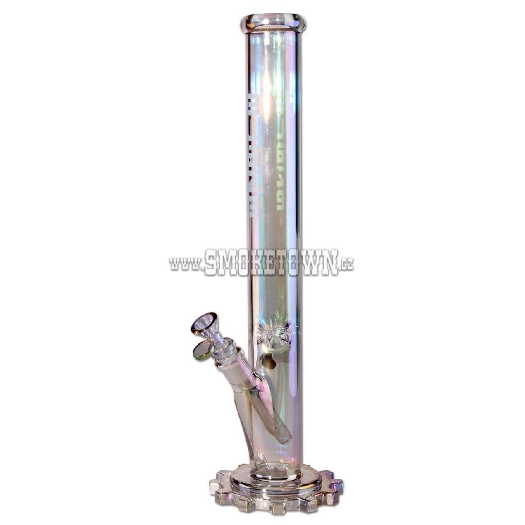 BLAZE Gear Ice Bong Rainbow Effect green/lilac 46cm