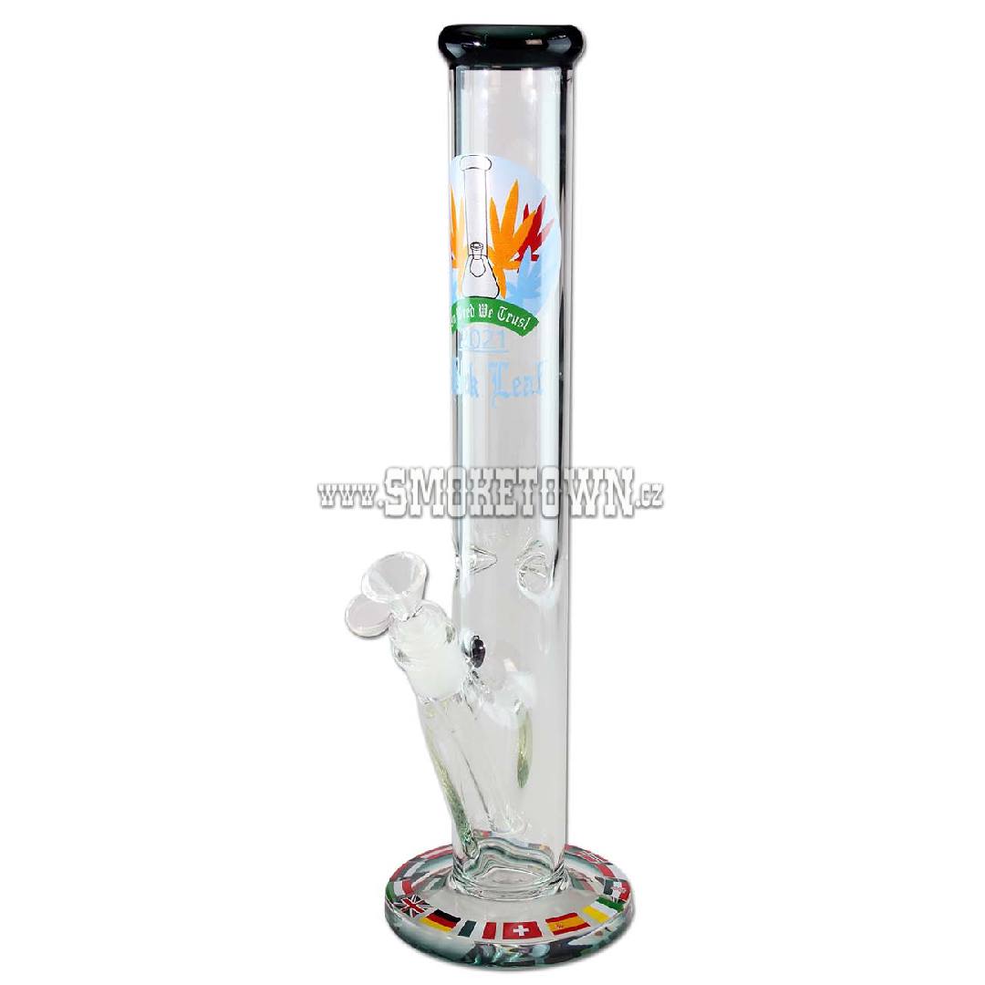Black Leaf Europameister 2021 Cylinder Bong Ice 39cm