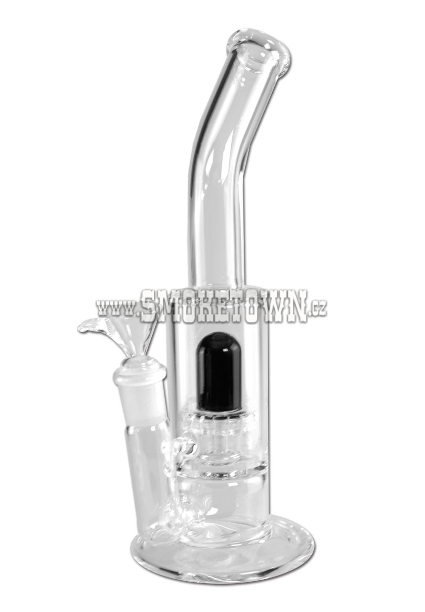 Glass Bong Ufo Percolator black 26cm